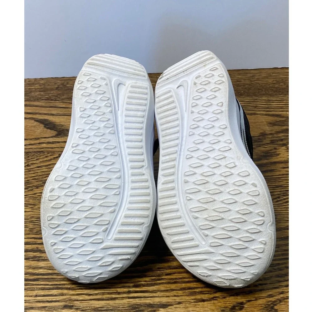 Nike Downshifter 12 Toddler Shoes Black White DM4191-003 Size 9C Sneaker